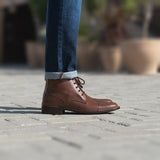 Styled On-Foot Perspective Demonstrating Ankle Fit & Silhouette on Model