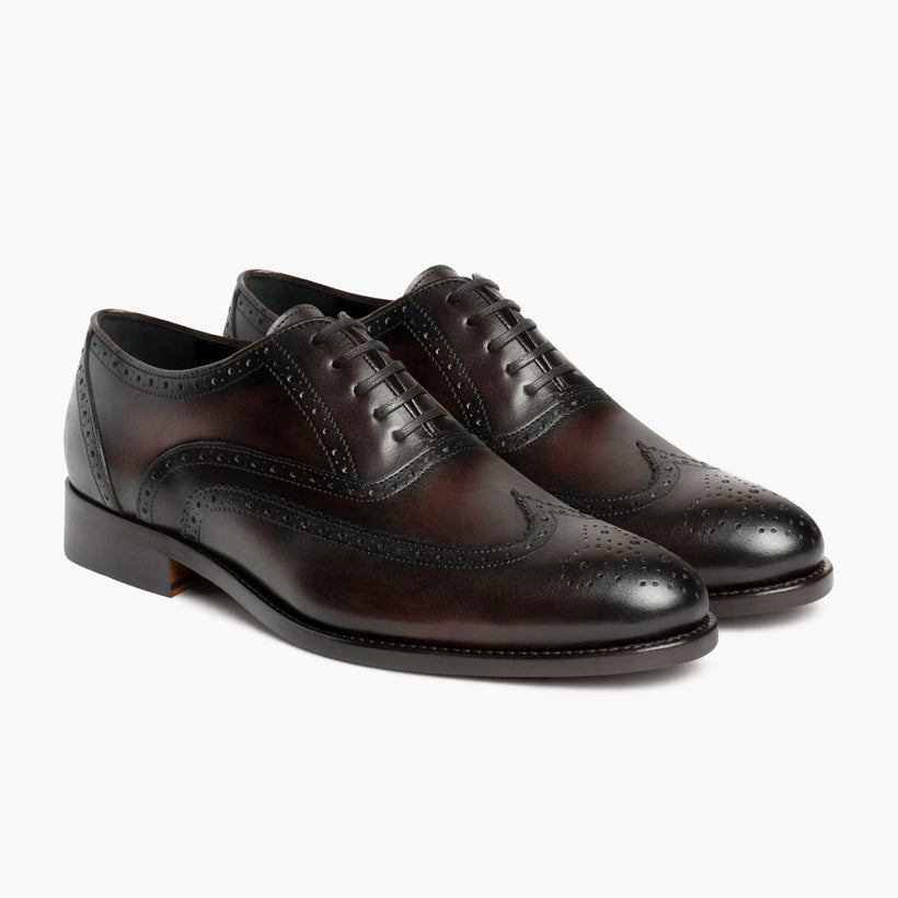 Aviator Chocolate Leather Loafers for Herre