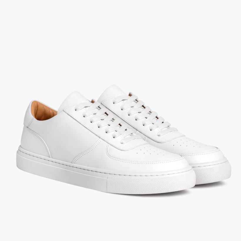 Court White Leather Sneakers for Herre