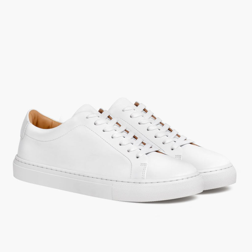Encore White Leather Sneakers for Herre