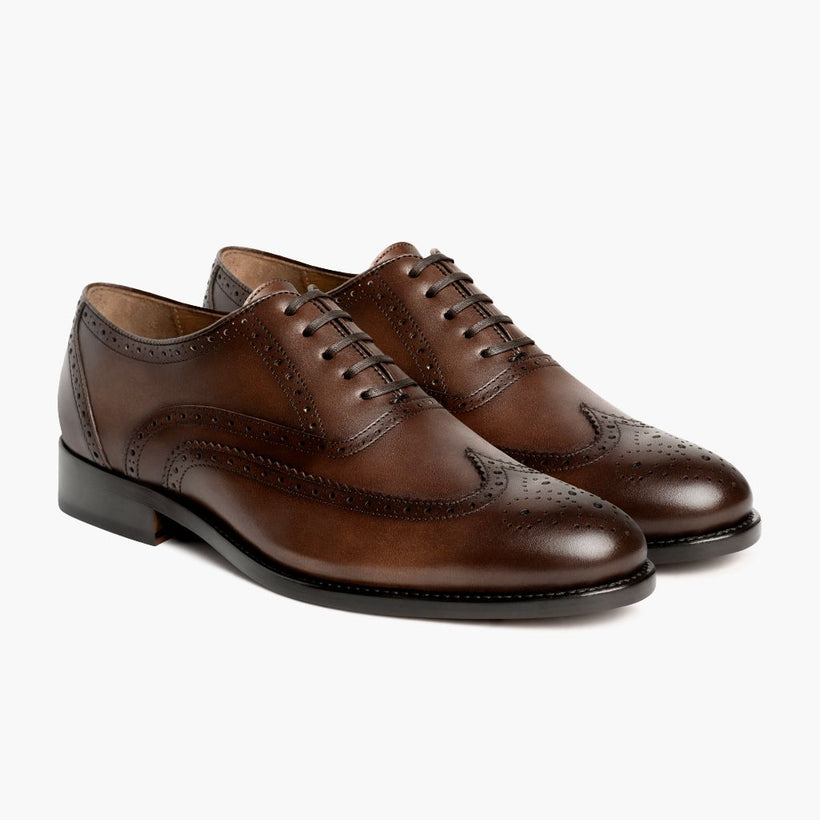 Aviator Cinnamon Leather Shoes for Herre