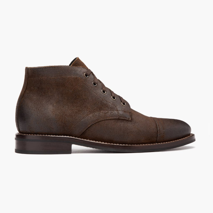Cadet Mocha Leather Boots for Herre