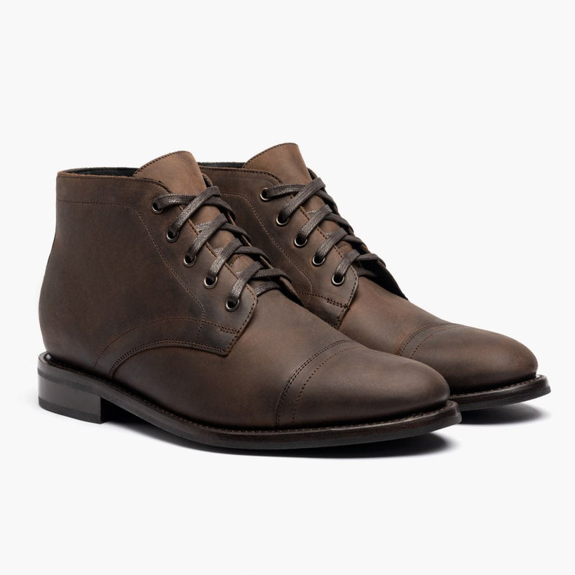Cadet Tobacco Leather Boots for Herre