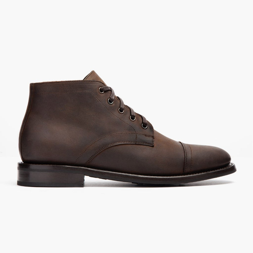 Cadet Tobacco Leather Boots for Herre