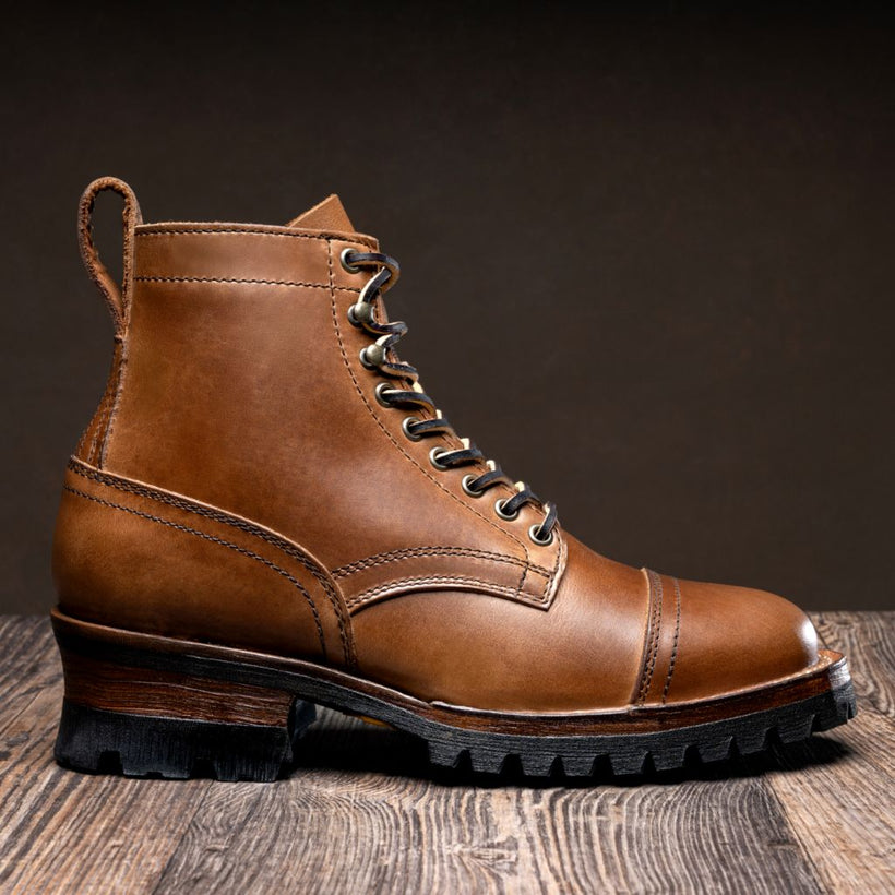 Challenger Sesame Double Shot Leather Boots