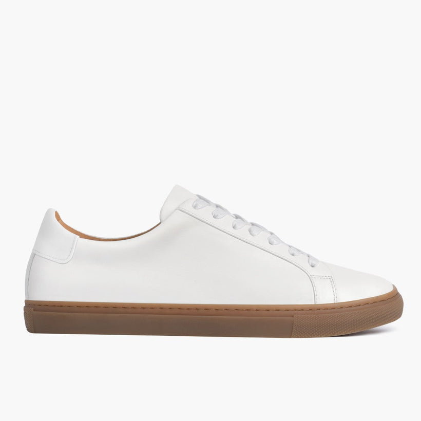 Legacy White Leather Sneakers for Herre