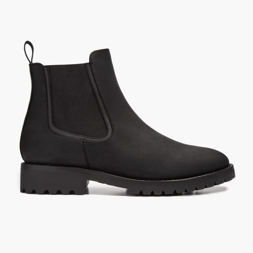 Legend Svart Matte Leather Boots for Herre