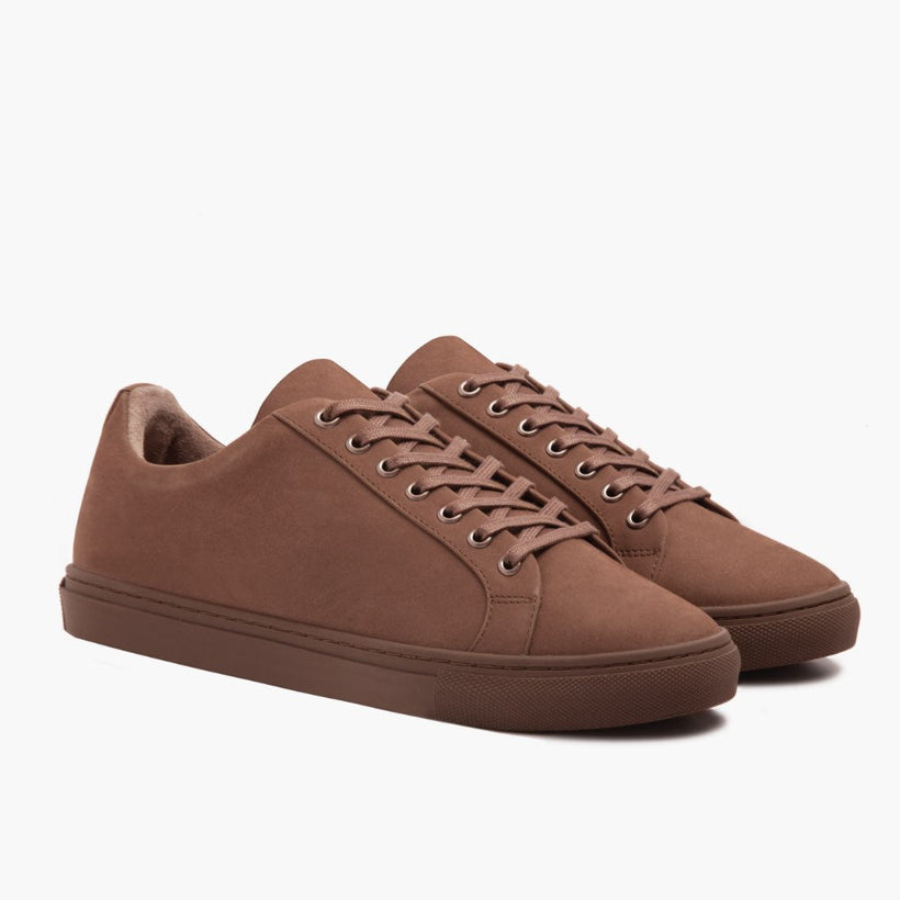 Premier Low Top Pebble Leather Sneakers for Herre