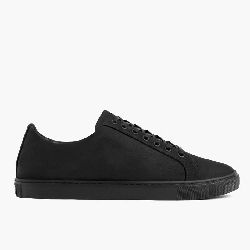 Premier Low Top Svart Matte Leather Sneakers for Herre