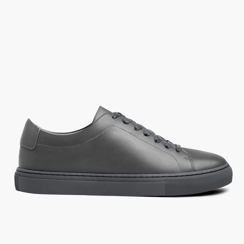 Encore Steel Grey Leather Sneakers for Herre