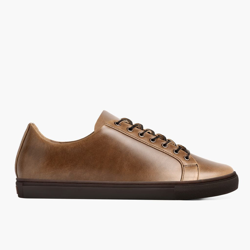 Premier Low Top Natural Leather Sneakers for Herre