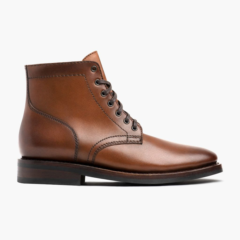 President Brandy Leather Boots for Herre