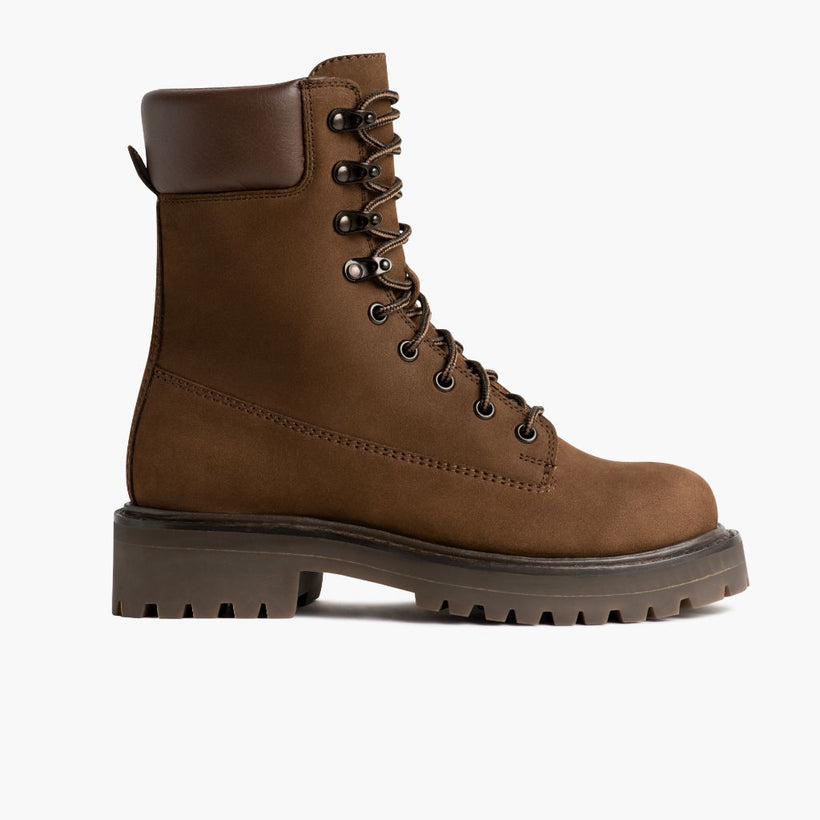 Explorer Lys brun Matte Leather Boots for Kvinner