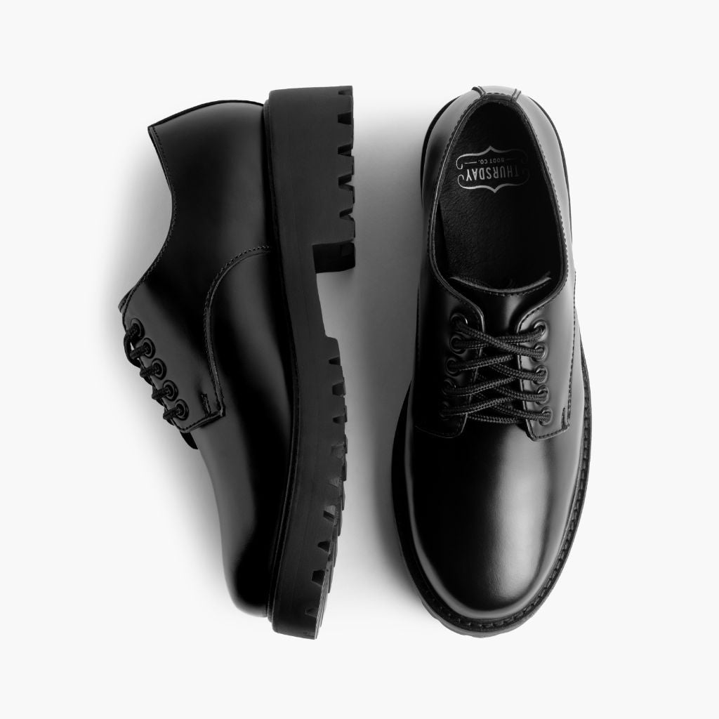 Renegade Black Leather Sneakers - Reinforced Heel Counter & Precision Double-Row Stitching Detail