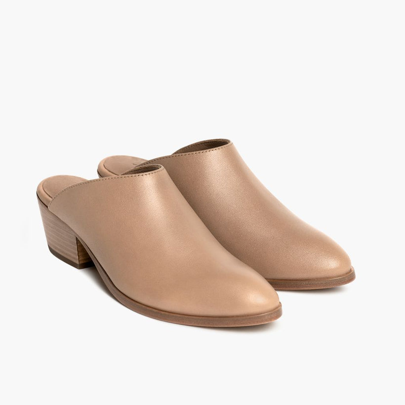 Breeze Milk Coffee Leather Boots for Kvinner