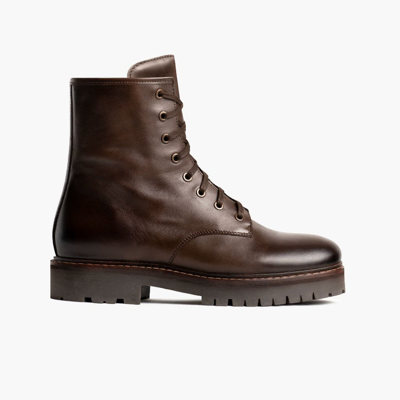 Combat Java Leather Boots for Kvinner