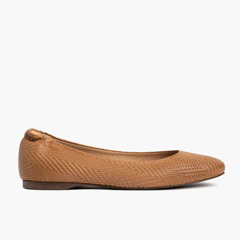 Scrunch Tan Embossed Leather Boots