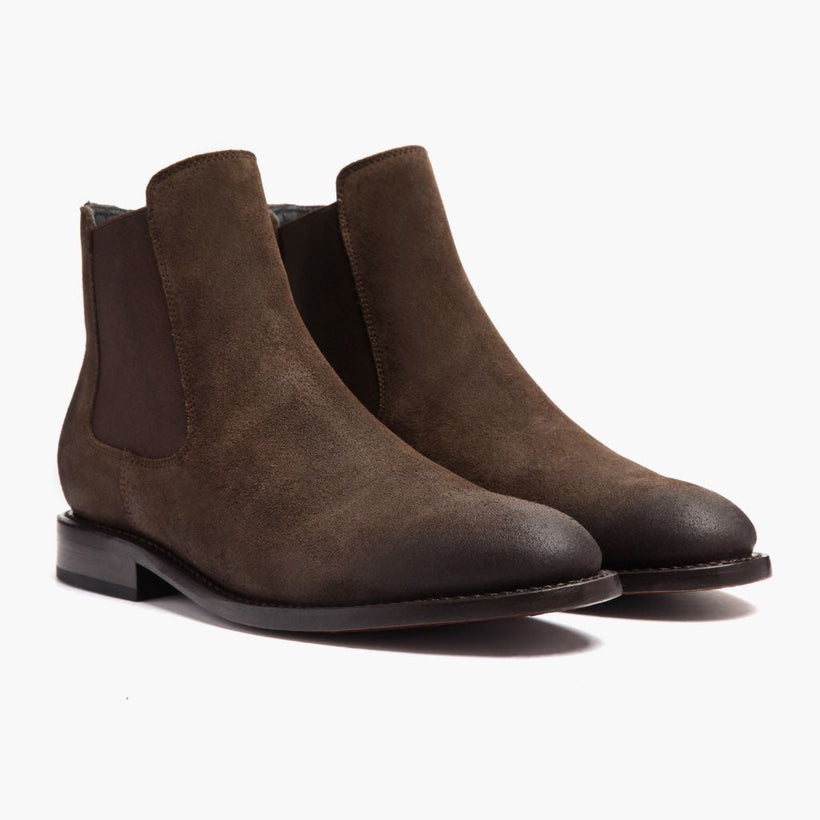 Cavalier Dark Brun Leather Boots for Herre
