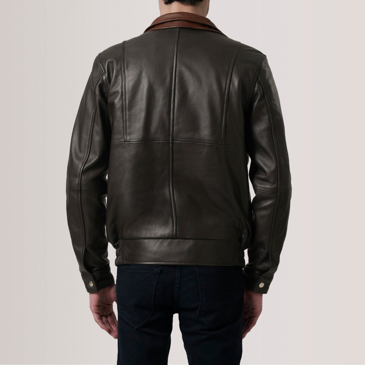 Alfred Bomberjakke i Skinn for Herre – alternate product view 5