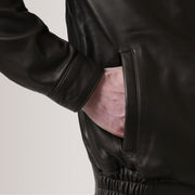 Alfred Bomberjakke i Skinn for Herre – alternate product view 6