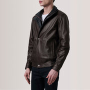 Alfred Bomberjakke i Skinn for Herre – alternate product view 3