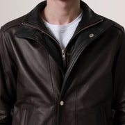 Alfred Bomberjakke i Skinn for Herre – alternate product view 4