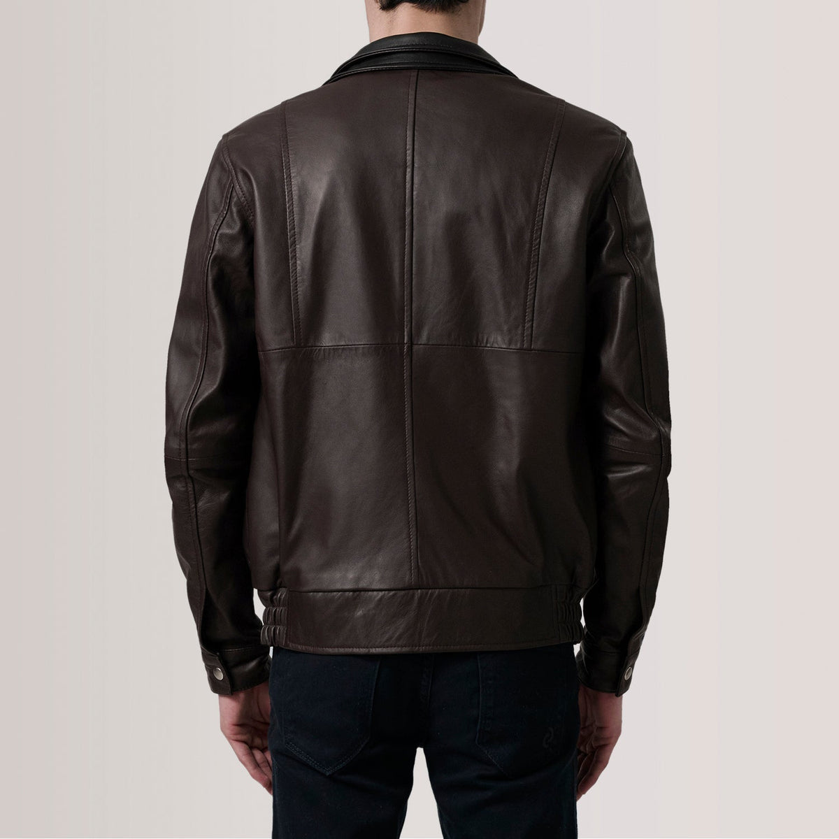 Alfred Bomberjakke i Skinn for Herre – alternate product view 5