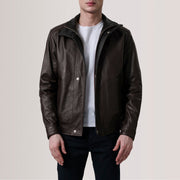 Alfred Bomberjakke i Skinn for Herre – alternate product view 6