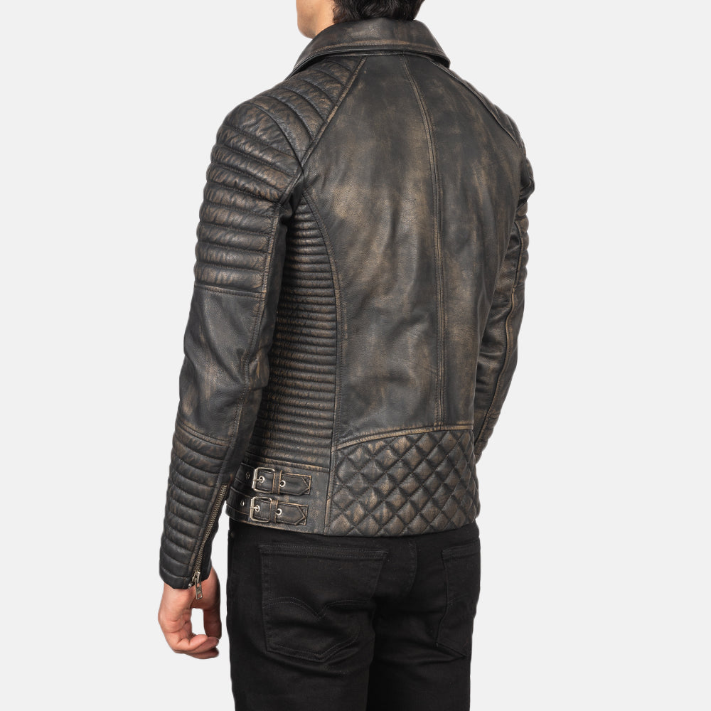 Armand Green Bikerjakke i Skinn for Herre – alternate product view 6