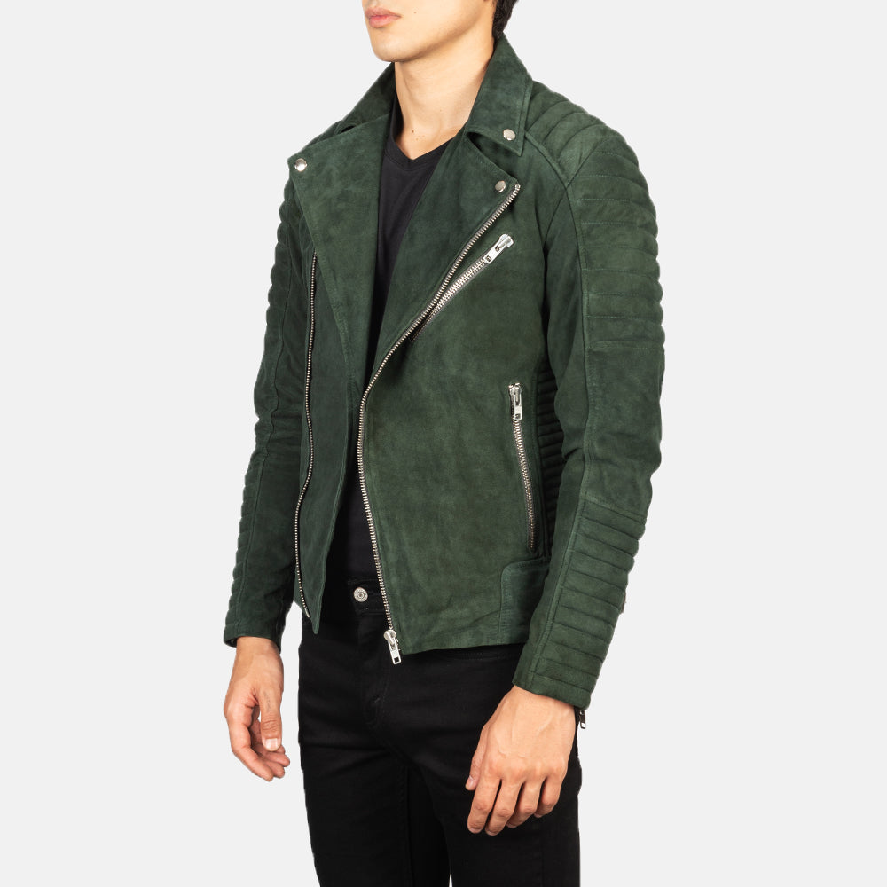 Armand Green Bikerjakke i Skinn for Herre – alternate product view 2