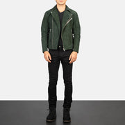 Armand Green Bikerjakke i Skinn for Herre – alternate product view 3