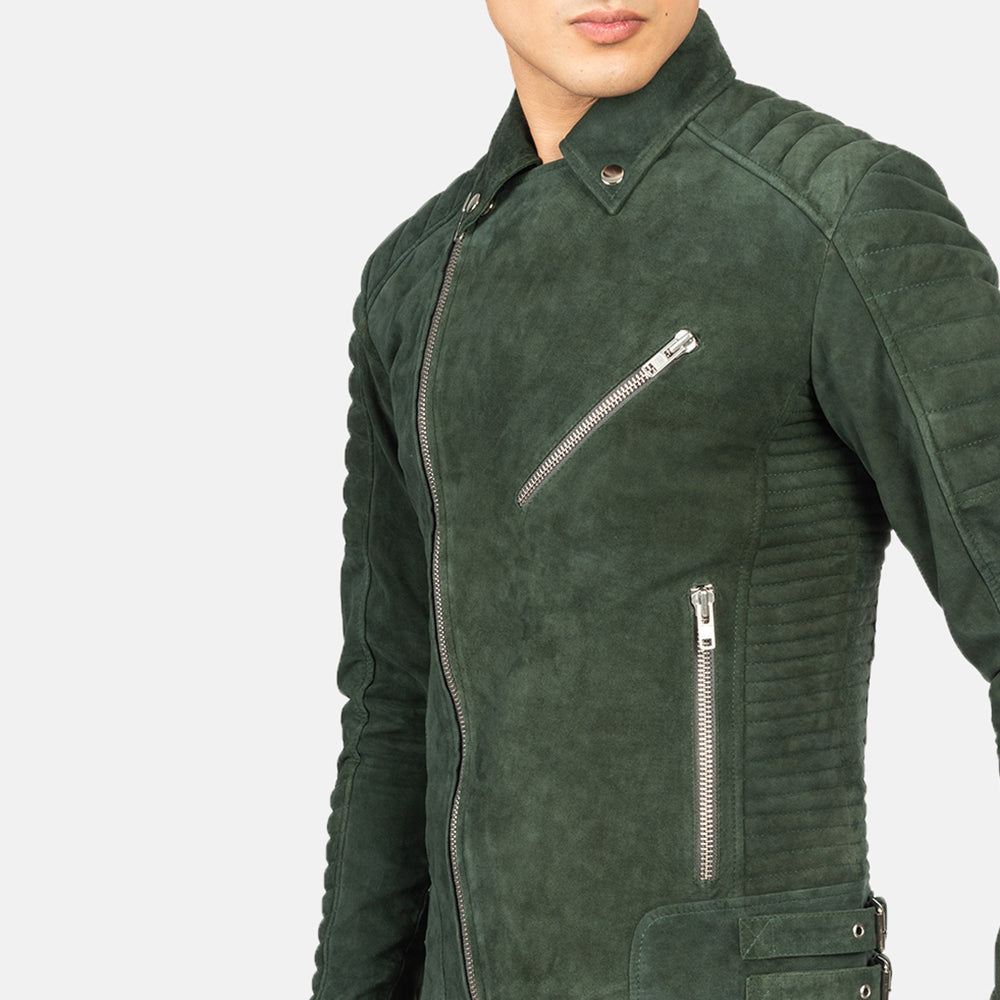Armand Green Bikerjakke i Skinn for Herre – alternate product view 6