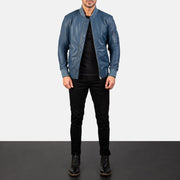 Bomia MA-1 Bomberjakke i Skinn for Herre – alternate product view 3
