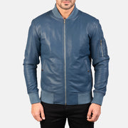 Bomia MA-1 Bomberjakke i Skinn for Herre – alternate product view 4