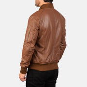 Bomia MA-1 Bomberjakke i Skinn for Herre – alternate product view 5