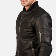 Bomia MA-1 Bomberjakke i Skinn for Herre – alternate product view 5