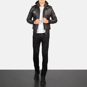 Bravado Bomberjakke i Skinn for Herre – alternate product view 3