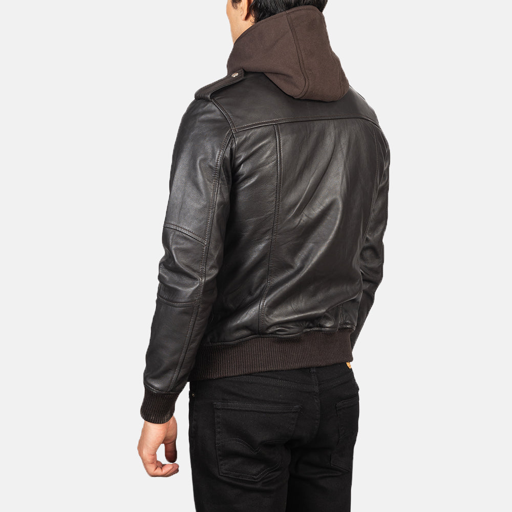 Bravado Bomberjakke i Skinn for Herre – alternate product view 5