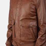 Coffmen Bomberjakke i Skinn for Herre – alternate product view 6