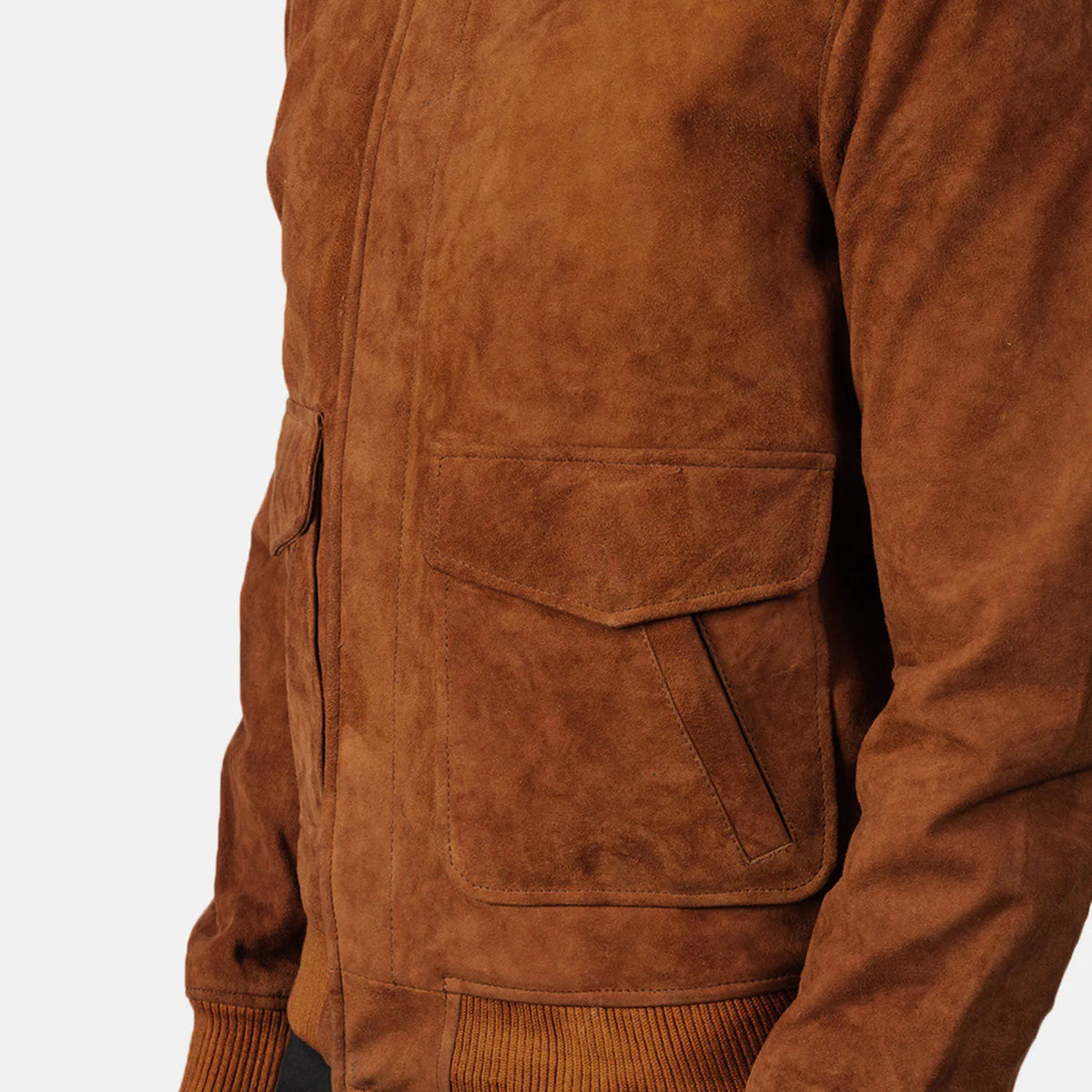 Coffmen Bomberjakke i Skinn for Herre – alternate product view 6