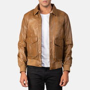 Coffmen Bomberjakke i Skinn for Herre – alternate product view 1