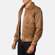 Coffmen Bomberjakke i Skinn for Herre – alternate product view 2