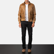 Coffmen Bomberjakke i Skinn for Herre – alternate product view 4