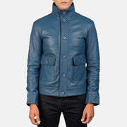 Columbus Bomberjakke i Skinn for Herre – alternate product view 4