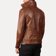 Columbus Bomberjakke i Skinn for Herre – alternate product view 5