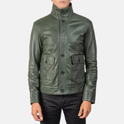 Columbus Bomberjakke i Skinn for Herre – alternate product view 4