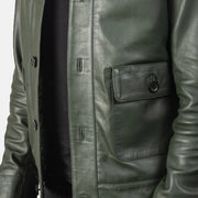 Columbus Bomberjakke i Skinn for Herre – alternate product view 6