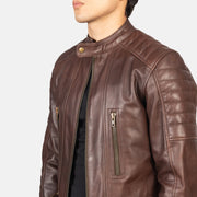 Damian Bikerjakke i Skinn for Herre – alternate product view 6
