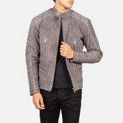 Damian Bikerjakke i Skinn for Herre – alternate product view 1