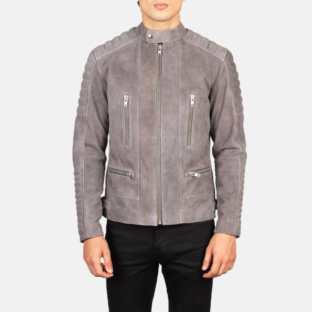 Damian Bikerjakke i Skinn for Herre – alternate product view 4